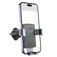 Borofone auto gravitācijas turētājs BH118 Refined pie ventilācijas melns