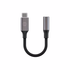 Forever аудио адаптер AJC-01 jack 3,5 mm - USB-C черный