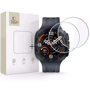 Tech-Protect Glass Fit+ rūdīta stikla ekrāna aizsargs modelim Samsung Galaxy Watch Ultra 2 2026 47 mm, 2 gab.