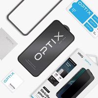 Uniq Optix Privacy aizsargstikls iPhone 15 Pro ar aplikatoru