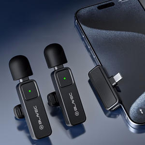 Blavec MK-01 ClipGo piespraužamie mikrofoni, 2 gab., USB-C (LMMK01-B) (krāsa: melna)