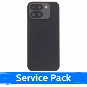 Aizmugurējais vāciņš, saderīgs ar Google Pixel 9 Pro Fold, obsidiāna melns (Service Pack)