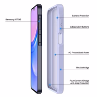 Samsung A175 A17 4G/A176 A17 5G violets futrālis