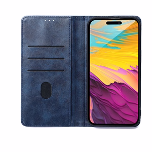 Viedais Seam maciņš for Xiaomi Redmi 15 4G EU / 15 5G EU (171,08 x 82,05 x 8,55) tumši zils