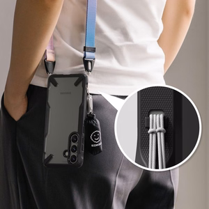 Ringke Fusion X viedtālruņa apvalks Samsung Galaxy S25+ - melns