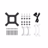 DeepCool LE240 V2 Processor All-in-one liquid cooler 12 cm melns