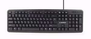KEYBOARD STANDART USB RUS/BLACK KB-U-103-RU GEMBIRD
