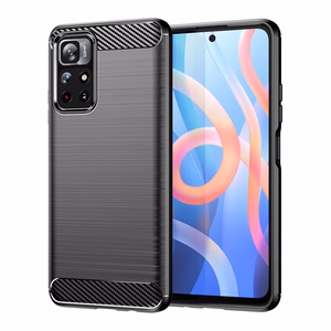 Oglekļa apvalks elastīgs apvalks Xiaomi Redmi Note 11 melns