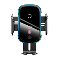 Baseus automašīnas turētājs ar 15W lādētāju (melns) Bayern izdevums