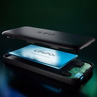 SBS Infinity portatīvais lādētājs 10000mAh 10W LiFePo₄ USB-A USB-C - melna