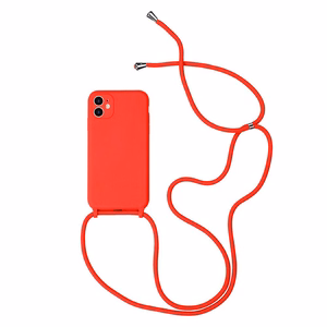 STRAP Silikona viedtālruņa apvalks IPHONE 11 PRO (m) - sarkans (m)