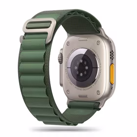 TECH-PROTECT NYLON PRO APPLE WATCH 4 / 5 / 6 / 7 / 8 / 9 / SE / ULTRA 1 / 2 (42 / 44 / 45 / 49 MM) militāri zaļš