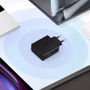 Samsung Power Adapter Duo EP-T5020XBEGEU сетевое зарядное устройство 2x USB-C 50W - чёрное