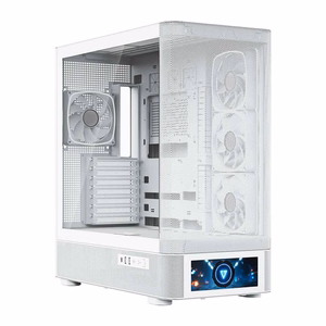 MODECOM Volcano AQ500 ARGB Midi balts