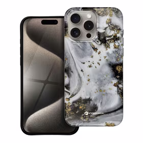 FORCELL F-PROTECT Mirage, militāri pārbaudīts apvalks ar MagSafe, saderīgs ar IPHONE 15 PRO MAX sudraba migla