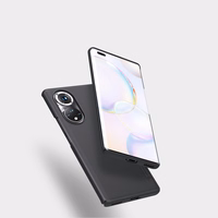 Nillkin Super Frosted Shield pastiprināts viedtālruņa apvalks Honor 50 Pro melns