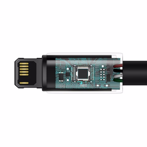 Baseus kabelis Tungsten USB - Lightning 2,0m 2,4A melns