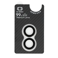 Rūdītais stikls Tel Protect Titanium objektīva 99% AR Aramid sērija kamerai Iphone 16/16 Plus (2 gab.)