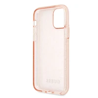 Guess GUHCN58PCGLPI iPhone 11 Pro rozā kietais apvalks Glitter