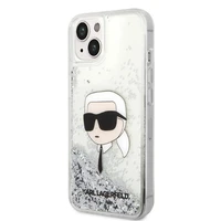 Karl Lagerfeld KLHCP14MLNKHCH iPhone 14 Plus 6.7" sudraba/sudraba cietais apvalks Spīdumi Karl Galva