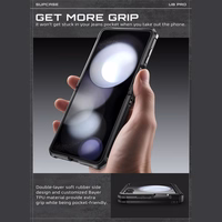 Supcase Unicorn Beetle Pro viedtālruņa apvalks Samsung Galaxy Z Flip 7 - melns