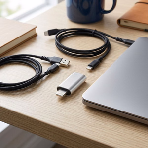 Adapteris Type C to Lightning Blue Star - balts