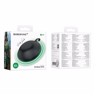 Borofone Portatīvais Bluetooth skaļrunis BR48 Ufo melns
