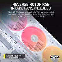 Corsair 4500X LX-R RGB Tempered Glass Mid-Tower, balts Midi Tower