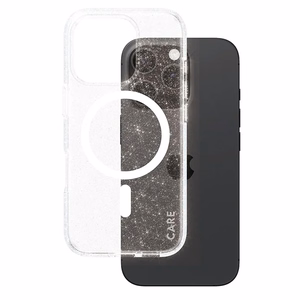 CARE by PanzerGlass Flagship Star Lit viedtālruņa apvalks iPhone 16 Pro 6.3" balts Magnētiskais 1342