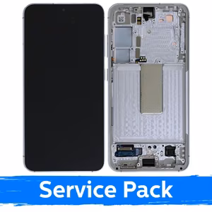 LCD display compatible with Samsung S911 S23 with frame / lime / (service pack)