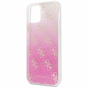 Guess GUHCP12SPCU4GGPI iPhone 12 mini 5.4" розовый/розовый жёсткий чехол 4G Gradient