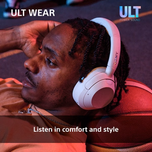 Sony ULT WEAR – bezvadu Bluetooth austiņas ar ULT POWER SOUND, dziļiem basiem, trokšņu slāpēšanu, līdz 30 h akumulatoru