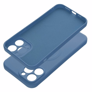 SILICONE MAG COVER viedtālruņa apvalks, saderīgs ar MagSafe, IPHONE 13 Pro Max zils