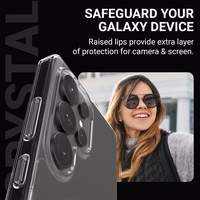 Crong Crystal Shield Magnetic - Samsung Galaxy S25 MagSafe maciņš (Clear)