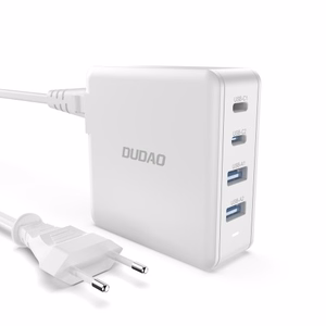 Lādētājs Dudao A100EU Balts 100W (2xPD / 2xQC3.0)