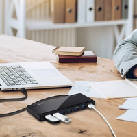 TP-Link UH700 USB 3.2 Gen 1 (3.1 Gen 1) Micro-B 5000 Mbit/s melns