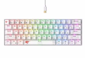 Havit KB903L - gaming keyboard (transparent white)
