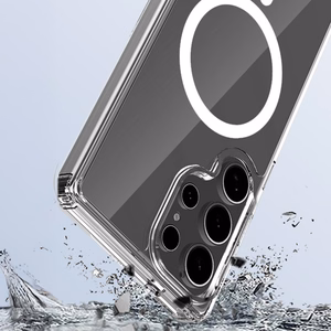 3mk Armor Magnētiskais apvalks Samsung Galaxy S25 Ultra viedtālrunim - caurspīdīgs