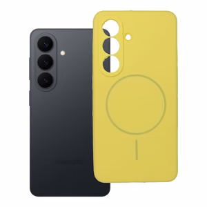 SILIKONA 2mm korpuss priekš SAMSUNG S26 saderīgs ar MagSafe lemon