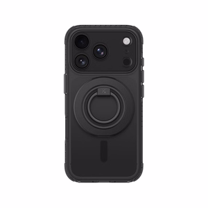 AmazingThing Titan Pro Lens Ring Set maciņš modelim iPhone 18 Pro, ar kameras aizsargu un magnētisko gredzenu, saderīgs ar MagSafe – krāsa: melna