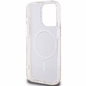 Guess IML GCube Magnētiskais apvalks iPhone 15 Pro - brūns