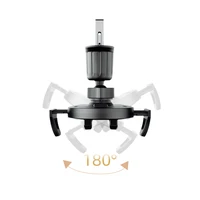 Dudao F2+ viedtālruņa turētājs gaisa ventilācijai, skavu tips - melns