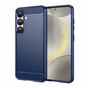 Carbon viedtālruņa apvalks iPhone 16e - zils