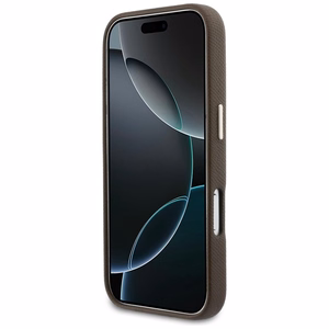 GUESS korpuss priekš IPHONE 17 Pro GUHCP17L5PS4RGGW (PU FW Resin Logo) brūns