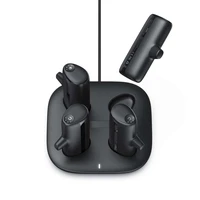 4 Veger W007CK 5000mAh portatīvo lādētāju komplekts (2x Lightning + 2x USB-C) ar uzlādes staciju - melna