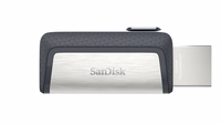 SanDisk zibatmiņa 128GB USB-A / USB-C Ultra Dual Drive 150 MB/s