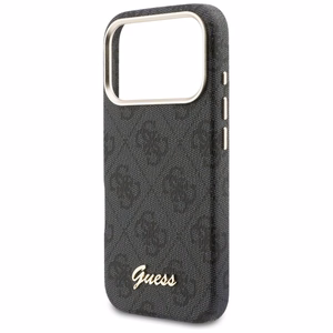 Guess 4G Script MagSafe futrālis iPhone 17 Pro - melns
