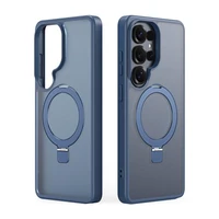 Futrālis Dux Ducis Yind Magnetic Stand Samsung S948 S26 Ultra tumši zils