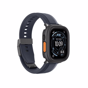 AmazingThing Minimal aizsargājošs vāciņš Apple Watch UItra 3 49mm - Melns