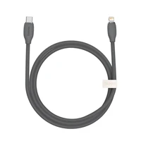Baseus Jelly kabelis USB-C uz Lightning, 20W, 1,2m (melns)